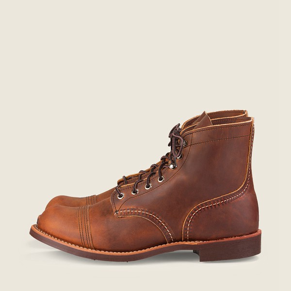 Red Wing Heritage Bot Erkek - Iron Ranger - 6-Inchr Rough & Tough Deri - Kahverengi - 72NXFTMSG